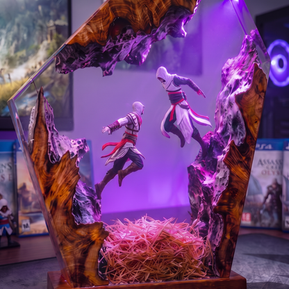 Handcrafted Resin Lamp "The Assassins''™ Pre-Order (2 MONTHS)