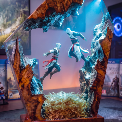 Handcrafted Resin Lamp "The Assassins''™ Pre-Order (2 MONTHS)
